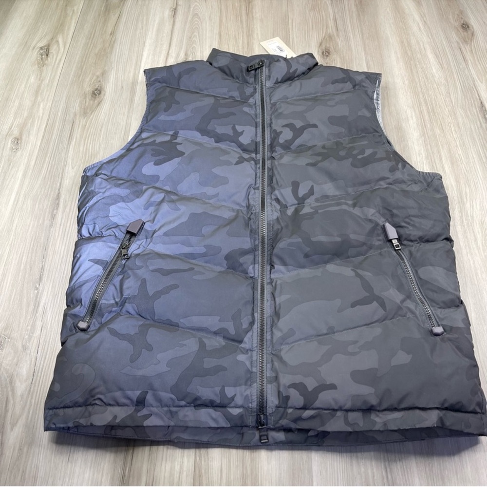 PETER MILLAR Crown Apres Ski Camo Men’s  Iron Reflective Insulated Vest Size L